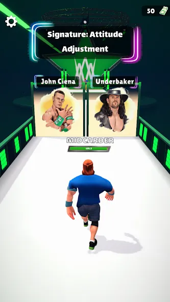Wrestling Trivia Run [MOD: безлимитные подсказки и жизни] Screenshot 4
