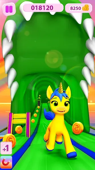 Unicorn Kingdom: Running Games [MOD: много монет и все уровни открыты] Screenshot 5