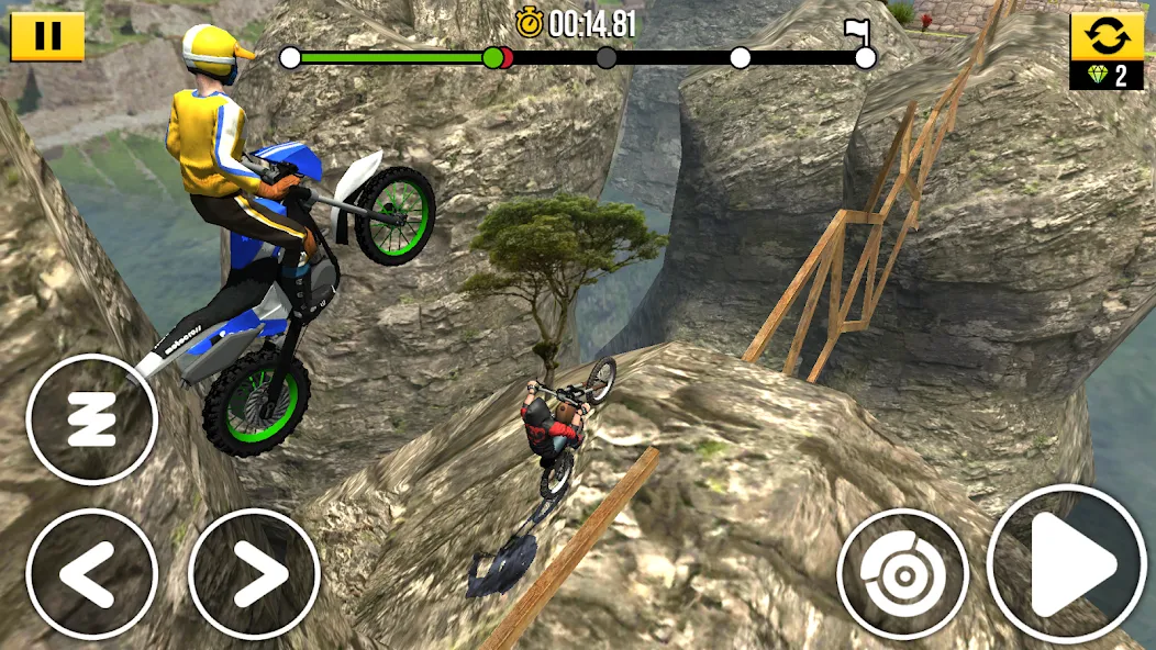 Trial Xtreme Legends [MOD: безлимитные деньги и топовый байк] Screenshot 1