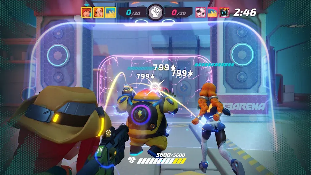 T3 Arena [MOD: безлимитные ресурсы и усиленные герои] Screenshot 1