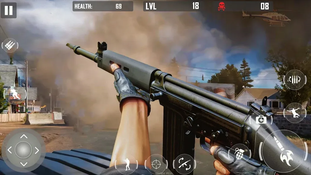 fps cover firing Offline Game [MOD: без рекламы и много оружия] Screenshot 1