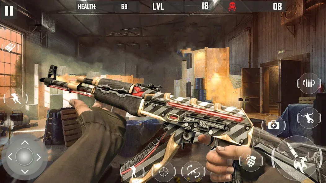 fps cover firing Offline Game [MOD: без рекламы и много оружия] Screenshot 3