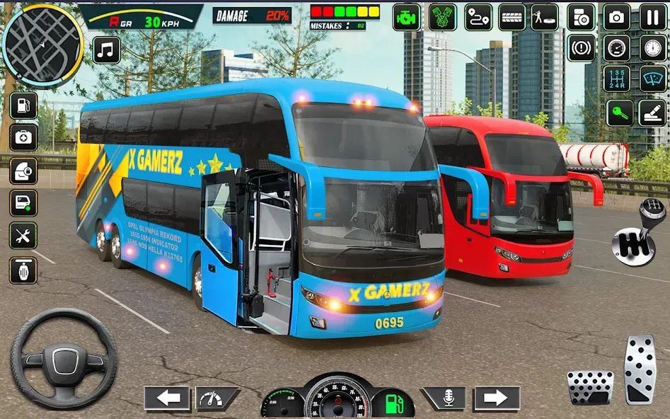 City Bus Simulator - Bus Drive [MOD: безлимитные деньги и топливо] Screenshot 2