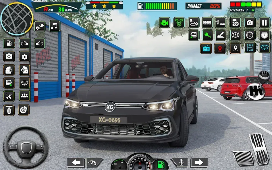 City Car Driving - Car Games [MOD: безлимитные деньги и все машины] Screenshot 1