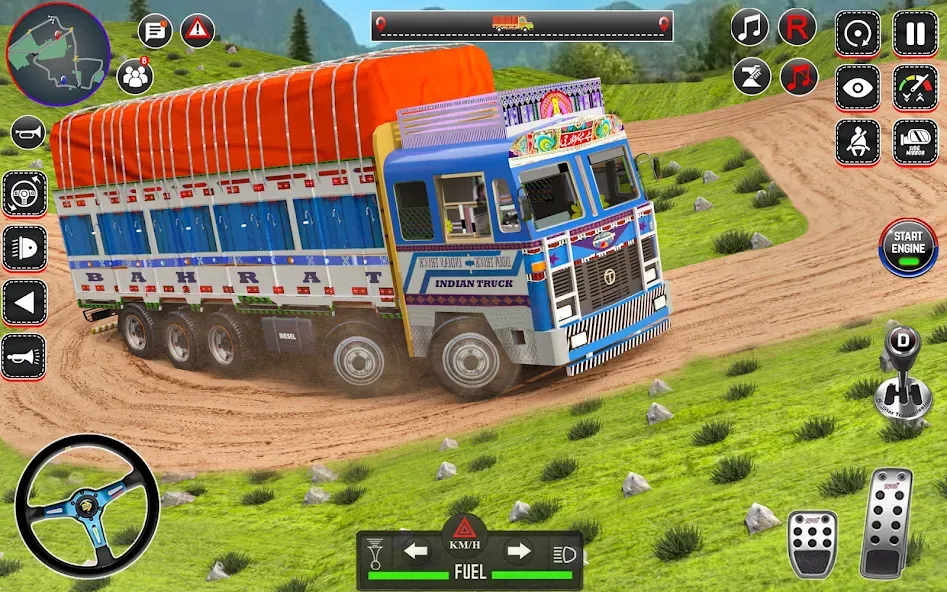 Indian Truck Drive Truck Games [MOD: безлимитные деньги и все машины] Screenshot 3