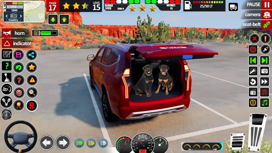 School Car Game 3d Car Driving [MOD: безлимитные деньги и все машины открыты] Screenshot 2