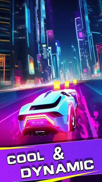 Beat Racing:Car&amp;Music game [MOD: безлимитные деньги и все машины] Screenshot 1