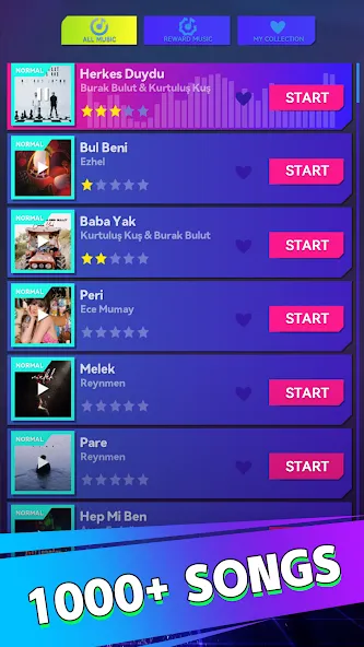 Beat Dancing EDM:music game [MOD: безлимитные деньги и все песни открыты] Screenshot 1
