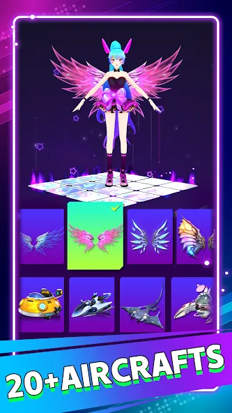 Beat Dancing EDM:music game [MOD: безлимитные деньги и все песни открыты] Screenshot 5