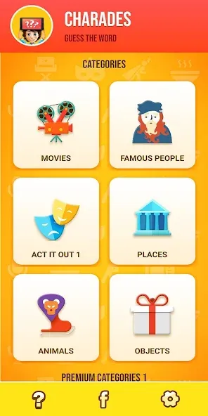 Charades Guess the Word [MOD: без рекламы и все уровни] Screenshot 4