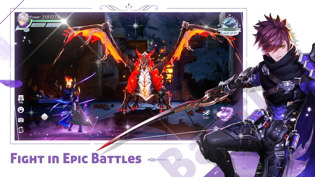 Dragonicle: 2024 Fantasy RPG [MOD: безлимитные ресурсы и быстрый прогресс] Screenshot 3