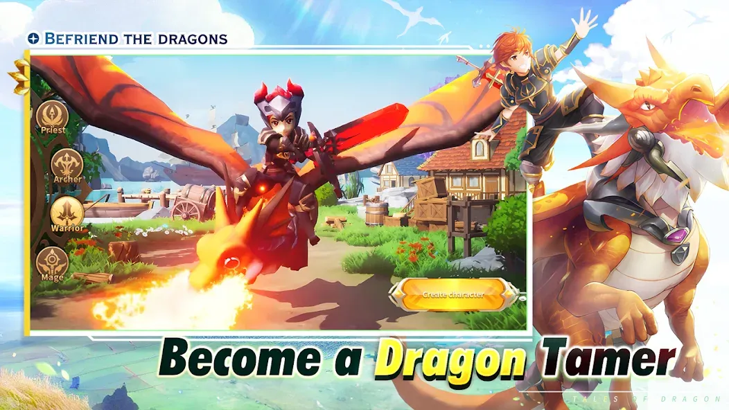 Tales of Dragon - Fantasy RPG [MOD: безлимитные ресурсы и усиленные герои] Screenshot 2