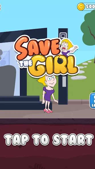 Save The Girl [MOD: безлимитные подсказки и пропуск уровней] Screenshot 1