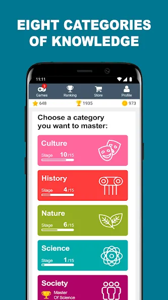 QuizzClub. Quiz &amp; Trivia game [MOD: безлимитные подсказки и жизни] Screenshot 4