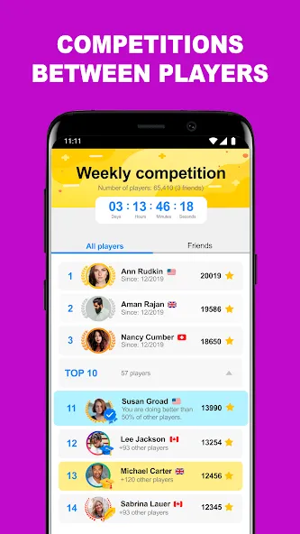 QuizzClub. Quiz &amp; Trivia game [MOD: безлимитные подсказки и жизни] Screenshot 5