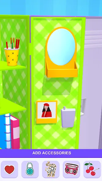 DIY Locker 3D [MOD: разблокированы все шкафчики и уровни] Screenshot 2