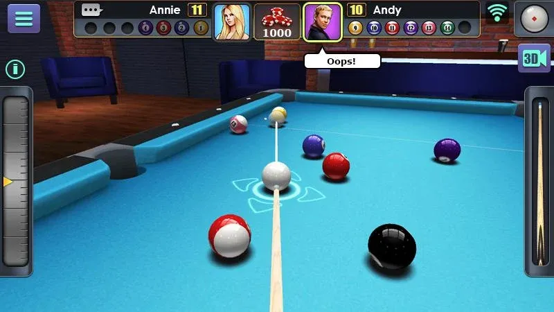 3D Pool Ball [MOD: безлимитные монеты и все столы открыты] Screenshot 1