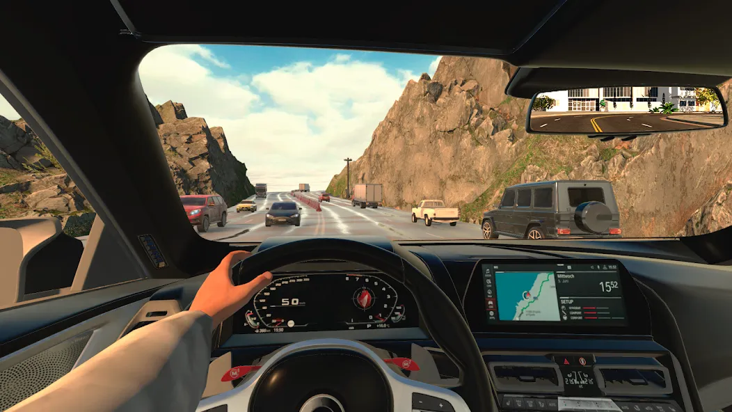 Drive Simulator: Traffic Race [MOD: безлимитные деньги и все машины открыты] Screenshot 4