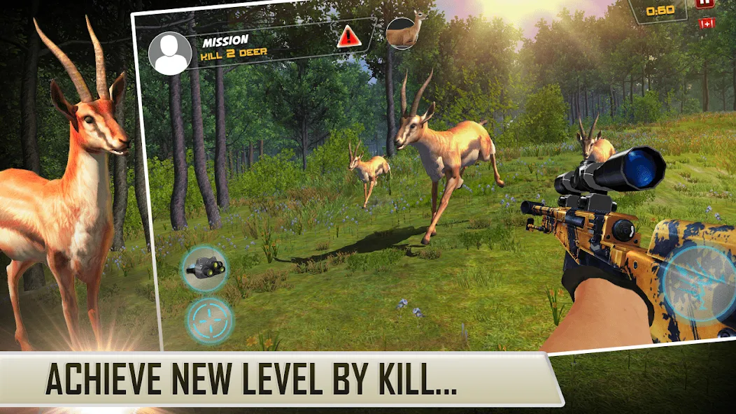 Dino Hunting Sniper Shooter 3D [MOD: безлимитные деньги и патроны] Screenshot 4
