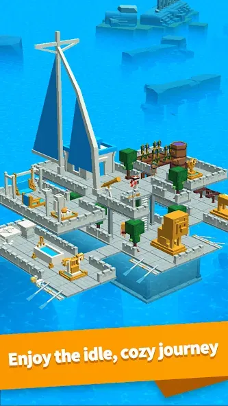 Idle Arks: Build at Sea [MOD: безлимитные ресурсы и ускоренное строительство] Screenshot 5