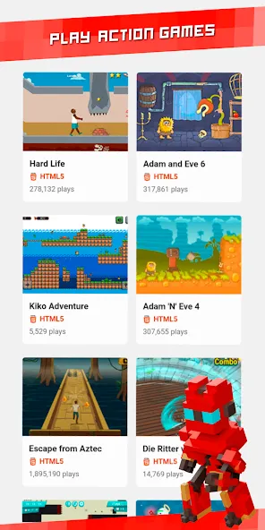 Y8 Mobile app [MOD: много игр без ограничений] Screenshot 1