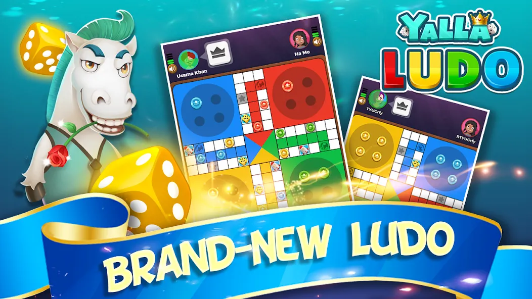 Yalla Ludo - Ludo&amp;Domino [MOD: без рекламы и бесконечные монеты] Screenshot 1