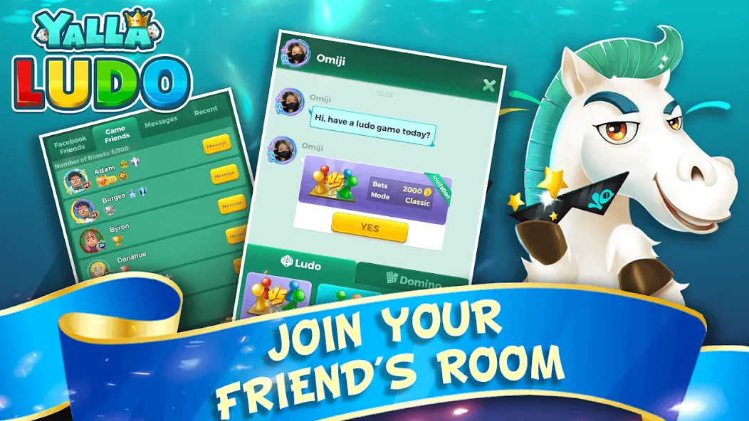 Yalla Ludo - Ludo&amp;Domino [MOD: без рекламы и бесконечные монеты] Screenshot 5