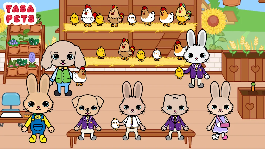 Yasa Pets Farm [MOD: много монет и всё открыто] Screenshot 4