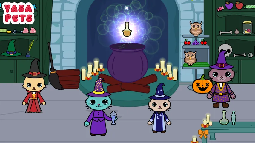 Yasa Pets Halloween [MOD: разблокированы все хэллоуинские предметы] Screenshot 2