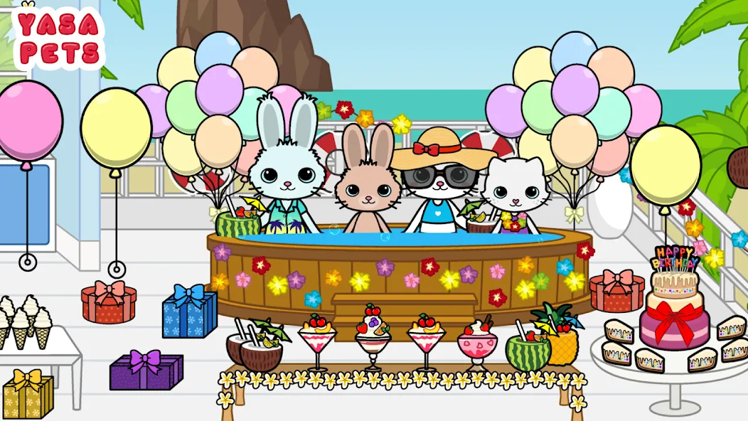 Yasa Pets Island [MOD: безлимитные деньги и всё открыто] Screenshot 3