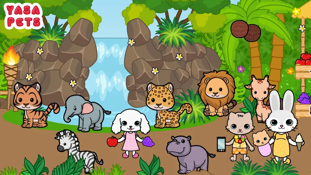 Yasa Pets Island [MOD: безлимитные деньги и всё открыто] Screenshot 4