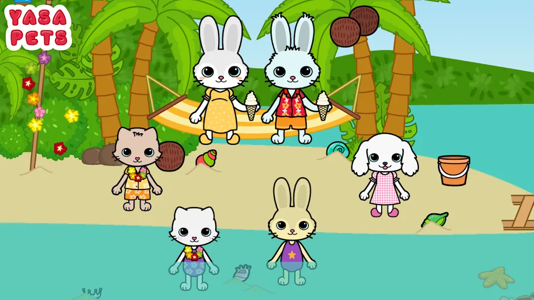 Yasa Pets Island [MOD: безлимитные деньги и всё открыто] Screenshot 5