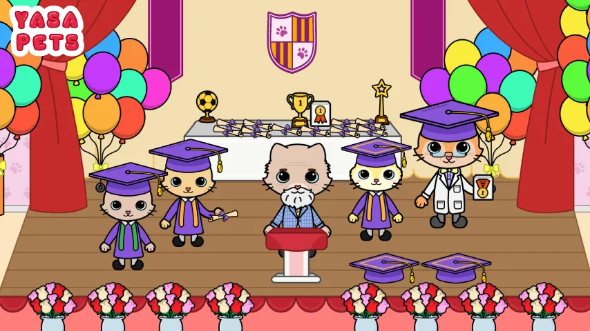 Yasa Pets School [MOD: безлимитные деньги и все предметы] Screenshot 3