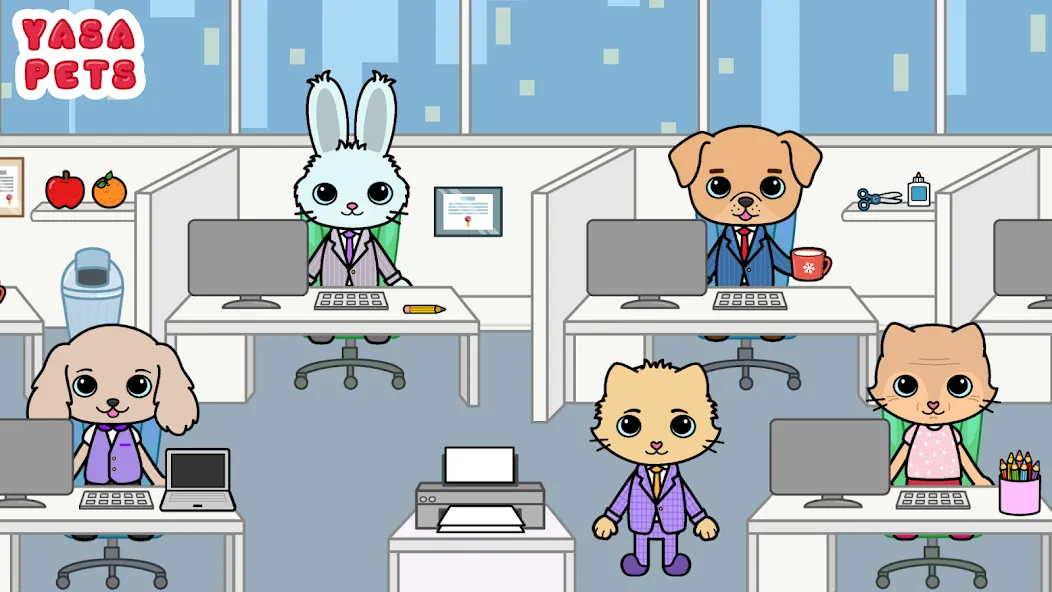 Yasa Pets Tower [MOD: безлимитные монеты и все этажи открыты] Screenshot 1