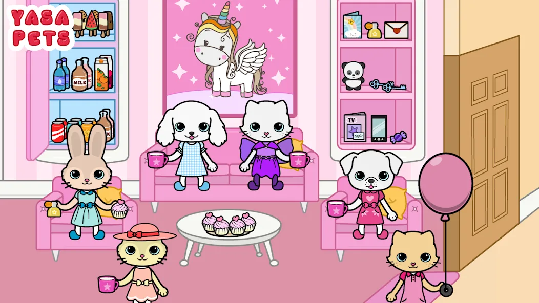 Yasa Pets Tower [MOD: безлимитные монеты и все этажи открыты] Screenshot 4