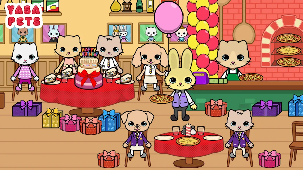 Yasa Pets Town [MOD: все персонажи и локации открыты] Screenshot 3