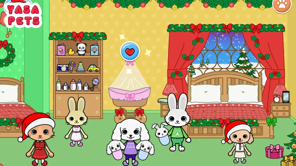 Yasa Pets Christmas [MOD: все подарки открыты без рекламы] Screenshot 4