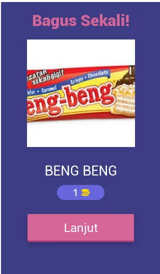 Tebak Makanan Ringan Indonesia [MOD: подсказки доступны без ограничений] Screenshot 2