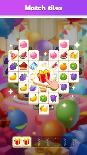 Tile Match Puzzle: Triple Game [MOD: безлимитные подсказки и жизни] Screenshot 1