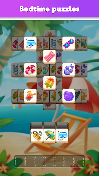 Tile Match Puzzle: Triple Game [MOD: безлимитные подсказки и жизни] Screenshot 4
