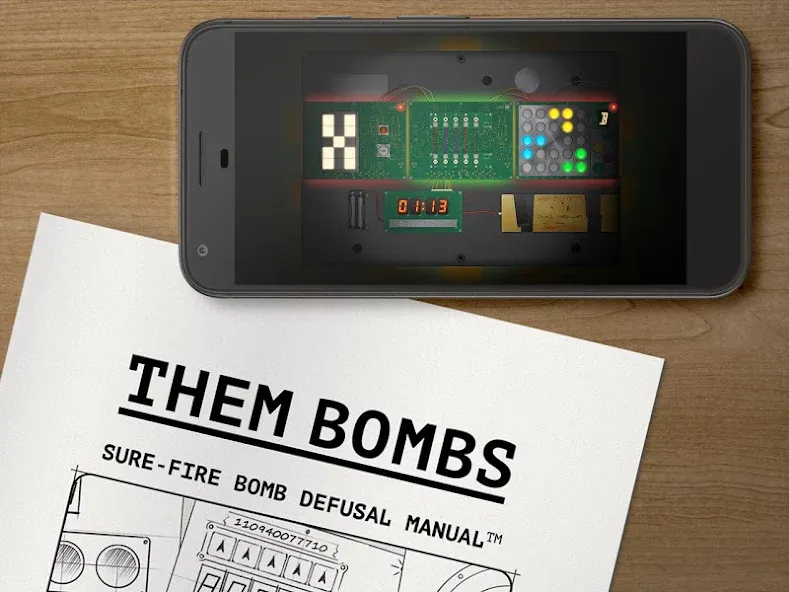 Them Bombs: co-op board game [MOD: безлимитные подсказки и открытые миссии] Screenshot 3