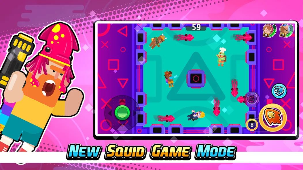 Gravity Brawl: Hero Shooter [MOD: бесконечные патроны и энергия] Screenshot 4