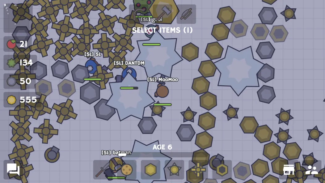 MooMoo.io (Official] [MOD: быстрое развитие и ресурсы] Screenshot 2