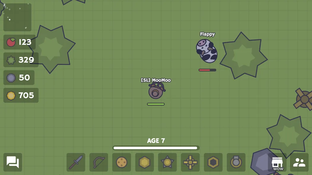 MooMoo.io (Official] [MOD: быстрое развитие и ресурсы] Screenshot 3