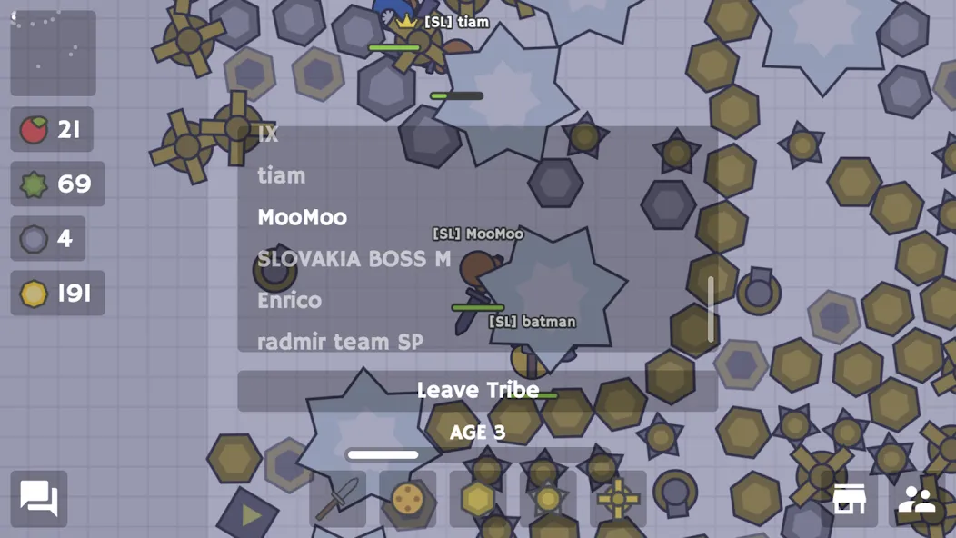 MooMoo.io (Official] [MOD: быстрое развитие и ресурсы] Screenshot 5