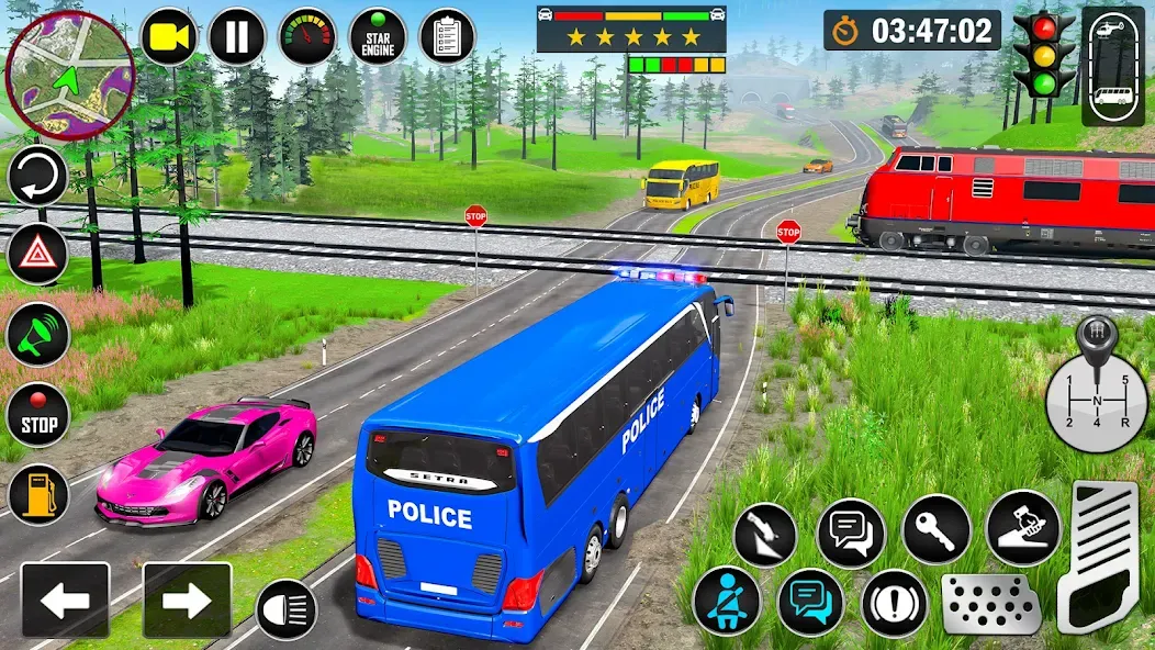 City Bus Simulator Bus Game 3D [MOD: безлимитные деньги и топливо] Screenshot 4