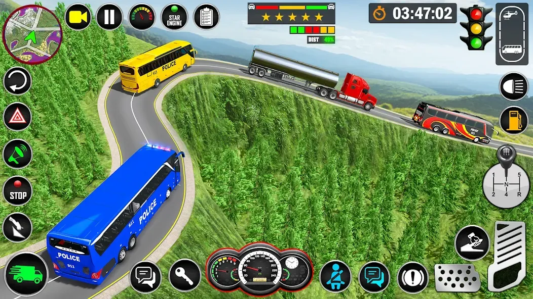 City Bus Simulator Bus Game 3D [MOD: безлимитные деньги и топливо] Screenshot 5