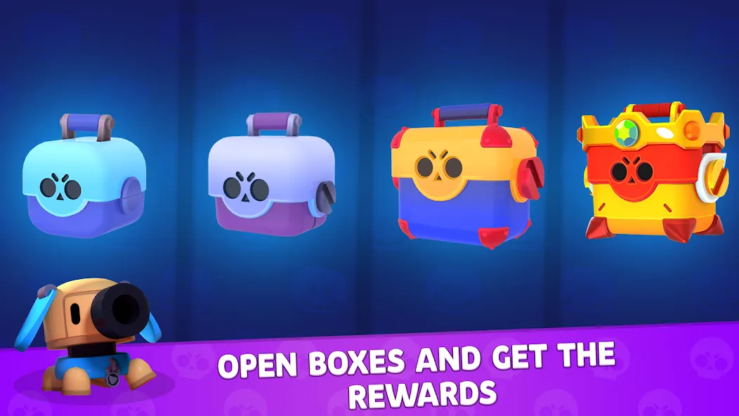 Brawl Box Stars Simulator [MOD: безлимитные награды и все бойцы] Screenshot 3