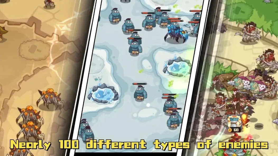 Chrono Crystal - Tower Defense [MOD: безлимитные монеты и кристаллы] Screenshot 4
