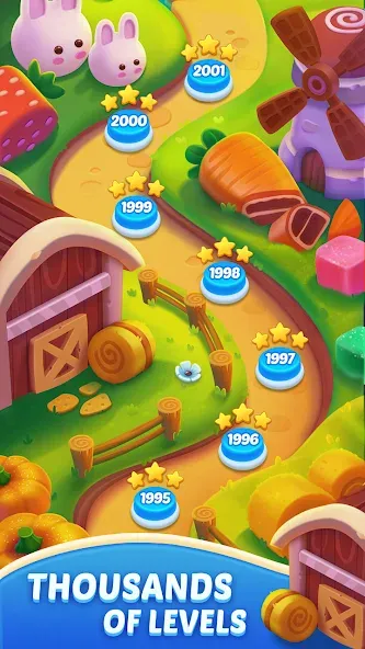 Candy Blast Fever:Cubes Crush [MOD: безлимитные жизни и усилители] Screenshot 5